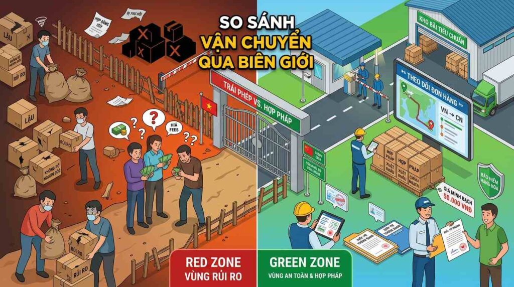 So Sánh Giữa Gửi Hàng Cá Nhân Và Gửi Hàng Thương Mại Đi Campuchia