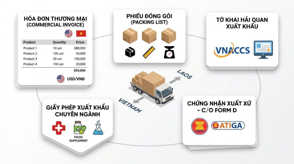 Thủ Tục Hải Quan Khi Gửi Hàng Từ Việt Nam Sang Lào