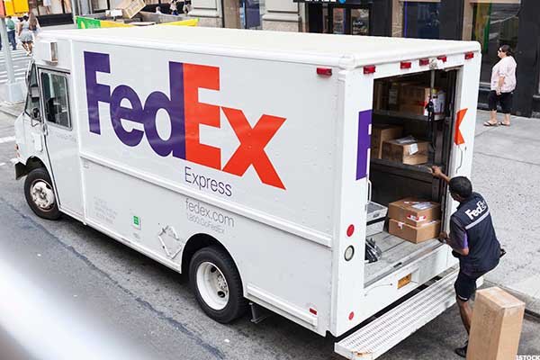 Xe tải của Fedex