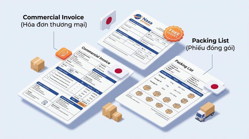 Cần chuẩn bị những giấy tờ gì khi gửi hàng đi Nhật Bản