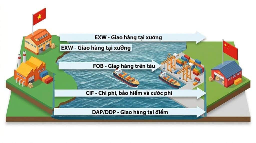 Lựa chọn hình thức giao nhận quốc tế nào khi xuất hàng sang Trung Quốc
