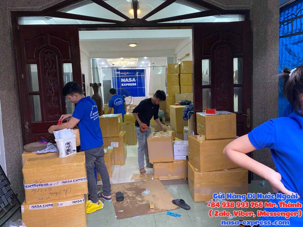 Đóng gói gửi hàng đi Mỹ