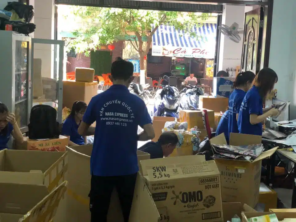 Xử lý hàng vận chuyển đi Nga